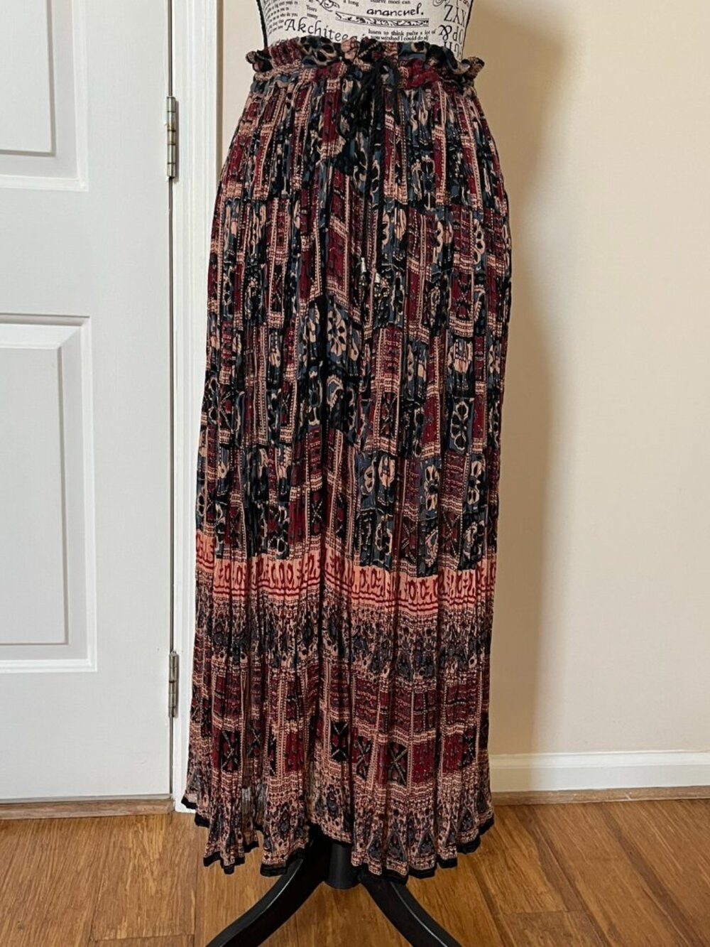 Bohemian Maxi Skirt, One Size